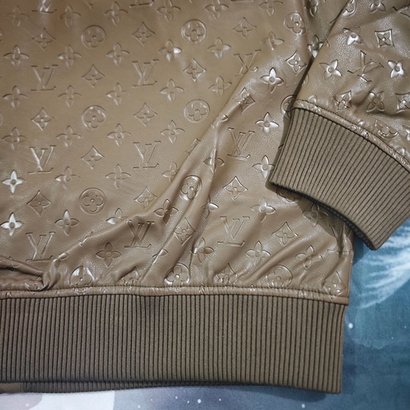 Louis Vuitton Brown Leather Flight Jacket - Picture 11 of 11